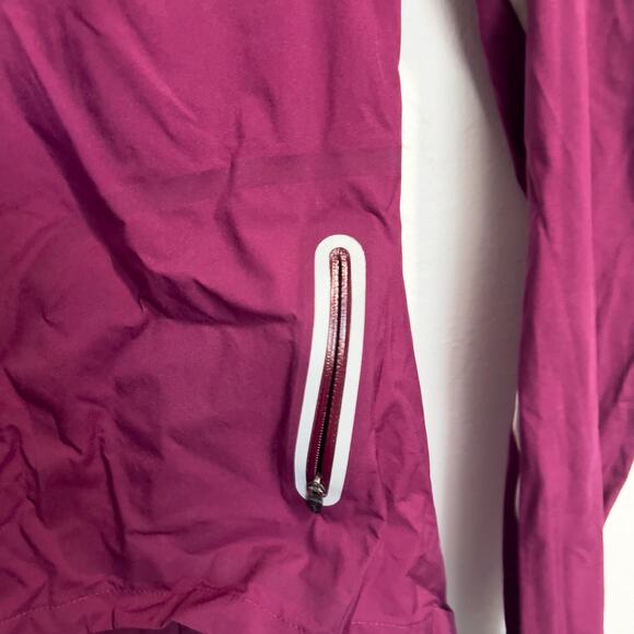 Rapha Jacket Womens Small Classic Wind Zip Cycling Windbreak Plum Purple - Picture 3 of 14